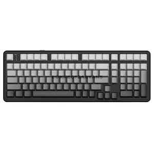 Attack Shark X98 Moonlight Night 98% Wireless Mechanical Gaming Keyboard, 102 Keys, Pre-Lubed Linear Strawberry Switches, Tri-Mode Bluetooth 5.0 2.4GHz & USB-C Wired, Upgraded Gasket Mount, 3/5-Pin Hot-Swappable, PBT Keycaps, South-Facing RGB & 4000m