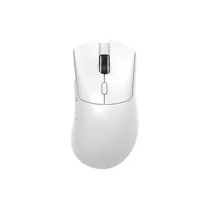 ATTACK SHARK R1 Wireless Gaming Mouse, White Edition, Lightweight Ergonomic Design with High Precision Optical Sensor