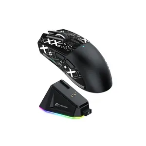 ATTACK SHARK X11 Wireless Gaming Mouse with Charging Dock Black Edition, Lightweight Design, High-Precision Optical Sensor, Wireless Competitive Gaming Mouse