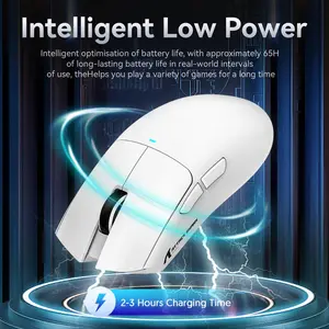 ATTACK SHARK X11 Wireless Gaming Mouse with Charging Dock Black Edition, Lightweight Design, High-Precision Optical Sensor, Wireless Competitive Gaming Mouse