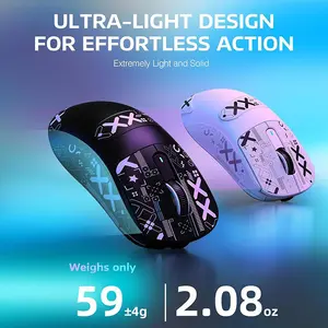 ATTACK SHARK X3PRO Gaming Mouse Black Edition, Lightweight Wireless Design, High-Precision Optical Sensor, Competitive Esports Gaming Mouse