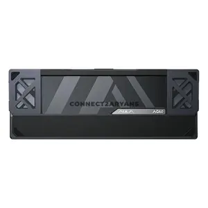 AULA AG60 Black Frosted Translucent Wired Hall Effect Magnetic Gaming Keyboard, Aether Magnetic Switch, 60% 61-Key Layout, CNC Aluminum Case, 8K Polling Rate, 0.1ms Latency, 0.001mm Rapid Trigger Precision, RGB Edge-Lit Keycaps