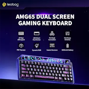 Aula AMG65 Mechanical Gaming Keyboard Purple, Jasper Switches, 65% Compact Layout, RGB Backlighting, Hot-Swappable Design, Gaming Keyboard