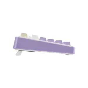 AULA F75 Gasket Mount Mechanical Keyboard Purple Edition, Compact Layout Design, RGB Lighting Effects, Mechanical Gaming Keyboard