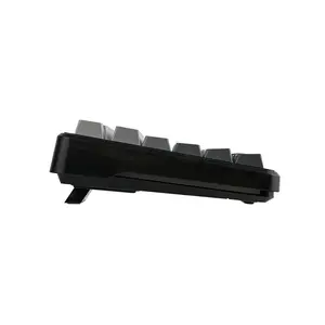 AULA F87 Pro Gasket Mount Mechanical Keyboard Black Grey Side Print Edition, RGB Lighting Effects, Gasket Mount Design, Compact Mechanical Gaming Keyboard