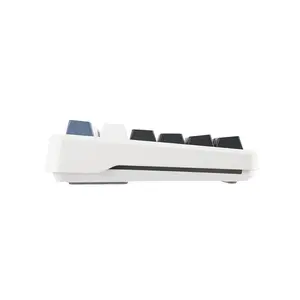 AULA F87 Pro Gasket Mechanical Keyboard Smoke Blue Edition, RGB Lighting Effects, Gasket Mount Design, Premium Mechanical Gaming Keyboard