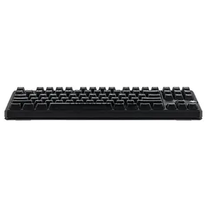AULA F87 Pro V2 Black Frosted Side-Engraved Tri-Mode Mechanical Gaming Keyboard, LEOBOG X3 Linear Switch, 87-Key TKL Gasket-Mounted Layout, Hot-Swappable, 8K Polling Rate, RGB Backlight, Bluetooth / 2.4GHz / USB-C, 10000mAh Battery