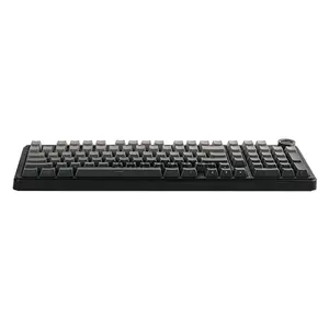 AULA F99 PRO Gradient Grey Side-Engraved Tri-Mode Mechanical Gaming Keyboard, LEOBOG Nimbus Linear Switch V3, 96% 100-Key Gasket Layout, Hot-Swappable, Rotary Knob, RGB, 2.4GHz / Bluetooth 5.0 / USB-C, 8000mAh Battery