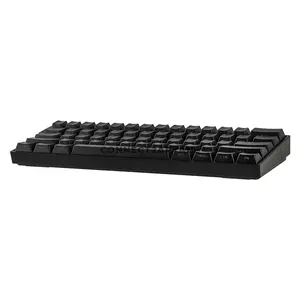 AULA MINI60 HE Pro Black Side-Printed Tri-Mode Hall Effect Magnetic Gaming Keyboard, Stormrise Magnetic Switch, 60% 61-Key Layout, 8K Polling Rate, 128K Scan Rate, 0.125ms Latency, Rapid Trigger, Hot-Swappable, RGB, 4000mAh Battery
