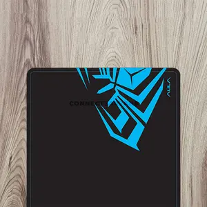 AULA MP-XL Black Extended Gaming Mouse Pad, 900 × 400 × 3mm Extra-Large Desk Mat, Smooth Speed-Type Fabric Surface, Anti-Slip Rubber Base, Stitched Edges