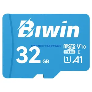 Biwin MS100 UHS-I microSD Memory Card, Up to 256GB Capacity, 100MB/s Read Speed, Up to 50MB/s Write Speed, U3 V30 A1, Class 10 & High-Durability Storage