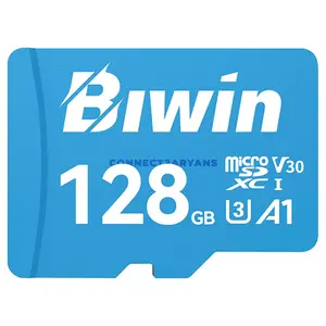 Biwin MS100 UHS-I microSD Memory Card, Up to 256GB Capacity, 100MB/s Read Speed, Up to 50MB/s Write Speed, U3 V30 A1, Class 10 & High-Durability Storage