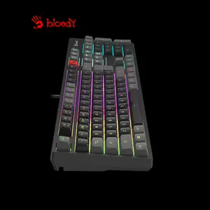 Bloody B230N Neon Backlit Gaming Keyboard Black, Multi-Key Anti-Ghosting, Adjustable Backlighting, Gaming Membrane Keys, Spill Resistant Design, Wired USB Gaming Keyboard