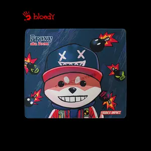 Bloody BP-45 Proxy Boom Ink Gaming Mouse Pad, 450 x 400 x 3mm Extended Surface, Proxy Boom Ink Edition Design, Precision Tracking Surface, Anti-Slip Rubber Base, Gaming Mouse Mat