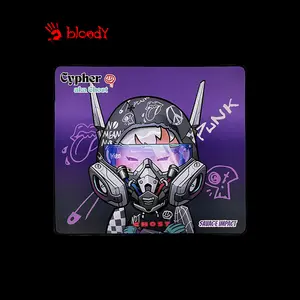 Bloody BP-45W Cypher Ghost Waterproof Gaming Mouse Pad, Smooth Precision Surface, Water-Resistant Coating, Anti-Slip Rubber Base, Optimized Gaming Tracking Mouse Mat
