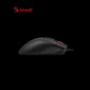 Bloody ES5 Gaming Mouse Black, 3200 CPI Optical Sensor, RGB Lighting Effects, Ergonomic Gaming Design, High-Speed Wired USB Gaming Mouse