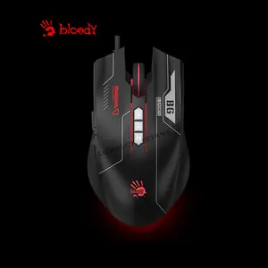 Bloody ES7 RGB Gaming Mouse, 6000 CPI Optical Sensor, RGB Lighting Effects, Ergonomic Gaming Design, High-Speed Wired USB Gaming Mouse