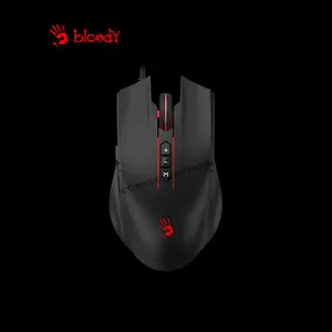 Bloody ES7 RGB Gaming Mouse, 6000 CPI Optical Sensor, RGB Lighting Effects, Ergonomic Gaming Design, High-Speed Wired USB Gaming Mouse