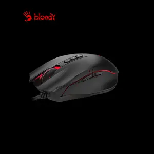 Bloody ES7 RGB Gaming Mouse, 6000 CPI Optical Sensor, RGB Lighting Effects, Ergonomic Gaming Design, High-Speed Wired USB Gaming Mouse