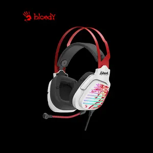 Bloody G560 Naraka Gaming Headset, Virtual 7.1 Surround Sound, Noise-Cancelling Microphone, RGB Lighting Effects, Naraka Edition Over-Ear Gaming Headset