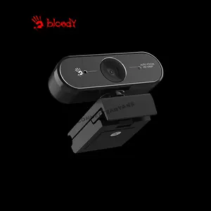 Bloody GK30 Full HD Auto Focus Gaming Webcam, 1080P 30FPS Resolution, Rapid Auto Focus, 75° Wide Viewing Angle, Digital Microphone, USB 2.0 Connectivity