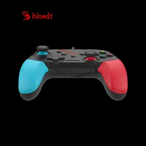 Bloody GP30 USB Wired Gaming Controller, Ergonomic Gamepad Design, Plug-and-Play USB Connectivity, Dual Analog Controls, Multi-Platform Gaming Controller, Sports Blue Edition