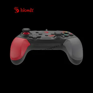 Bloody GP30 USB Wired Gaming Controller, Ergonomic Gamepad Design, Plug-and-Play USB Connectivity, Dual Analog Controls, Multi-Platform Gaming Controller, Sports Red Edition