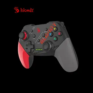 Bloody GPW50 Wireless Gaming Controller, 2.4GHz Wireless & USB Wired Connectivity, Dual Connectivity Design, Ergonomic Gaming Controller, Multi-Platform Gaming Controller, Sports Red Edition
