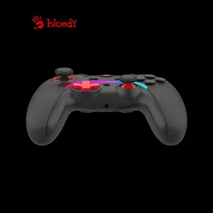 Bloody GPW70 RGB Wireless Gaming Controller Sport Black, 2.4GHz Wireless & USB Wired Connectivity, Dual Vibration Feedback, RGB Lighting Effects, Multi-Platform Gaming Controller