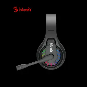 Bloody GR230 Black Wireless Gaming Headset, 2.4GHz Wireless + Bluetooth 5.3 Connectivity, Dual Wireless Mode, Gaming Audio Headset, Integrated Microphone