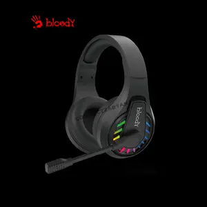 Bloody GR230 Black Wireless Gaming Headset, 2.4GHz Wireless + Bluetooth 5.3 Connectivity, Dual Wireless Mode, Gaming Audio Headset, Integrated Microphone