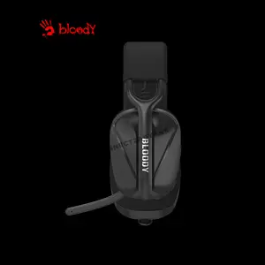 Bloody GR285 Black Wireless Gaming Headset, 2.4GHz Wireless + Bluetooth 5.3 Connectivity, Dual Wireless Mode, Gaming Audio Headset, Integrated Microphone