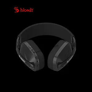 Bloody GR285 Black Wireless Gaming Headset, 2.4GHz Wireless + Bluetooth 5.3 Connectivity, Dual Wireless Mode, Gaming Audio Headset, Integrated Microphone