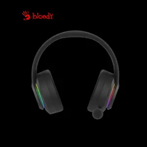 Bloody GR520 Black Wireless Gaming Headset, 2.4GHz Wireless + Bluetooth 5.3 Connectivity, Dual Wireless Mode, Gaming Audio Headset, Integrated Microphone
