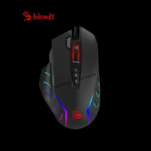 Bloody J95S RGB Gaming Mouse, 8000 CPI Optical Sensor, 9 Programmable Buttons, RGB Lighting Effects, Ultra-Core Gaming Engine, Wired USB Gaming Mouse