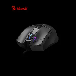 Bloody L65 Max Honeycomb RGB Gaming Mouse, 12000 CPI MAX BC3332-A Gaming Sensor, Lightweight Honeycomb Design, RGB Lighting Effects, Wired USB Gaming Mouse