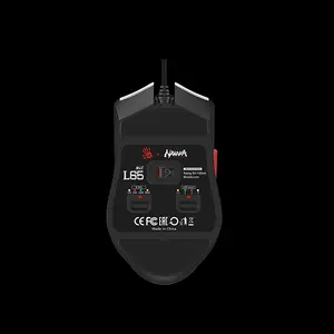 Bloody L65 Max Naraka RGB Gaming Mouse, 12000 CPI MAX BC3332-A Gaming Sensor, Lightweight Honeycomb Design, Naraka Edition, RGB Lighting Effects, Wired USB Gaming Mouse
