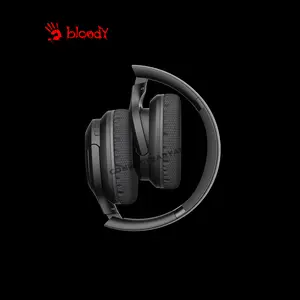 Bloody MH360 Black Wireless Headset, Bluetooth 5.3 Connectivity, ENC Omni-Directional Microphone, Stereo Audio Headset, Comfortable Over-Ear Design