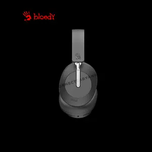 Bloody MH390 Black Wireless Headset, Bluetooth 5.3 Connectivity, ENC Omni-Directional Microphone, Stereo Audio Headset, Comfortable Over-Ear Design