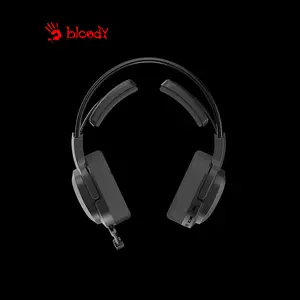 Bloody MR575 Black Wireless Gaming Headset, 2.4GHz Wireless + Bluetooth 5.2 Connectivity, 7.1 Virtual Surround Sound, Gaming Audio Headset, Dual Wireless Mode