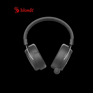 Bloody MR590 Black Wireless Gaming Headset, 2.4GHz Wireless + Bluetooth 5.3 Connectivity, Dual ENC Microphones, Gaming Audio Headset, Dual Wireless Mode