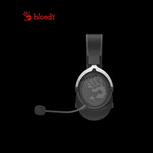 Bloody MR590 Black Wireless Gaming Headset, 2.4GHz Wireless + Bluetooth 5.3 Connectivity, Dual ENC Microphones, Gaming Audio Headset, Dual Wireless Mode