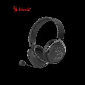 Bloody MR590 Black Wireless Gaming Headset, 2.4GHz Wireless + Bluetooth 5.3 Connectivity, Dual ENC Microphones, Gaming Audio Headset, Dual Wireless Mode