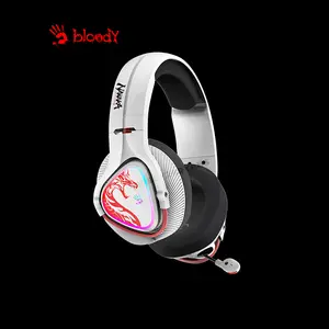 Bloody MR720 Naraka Wireless Gaming Headset, 2.4GHz Wireless + Bluetooth 5.3 Connectivity, Dual Wireless Mode, Gaming Audio Headset, Naraka Edition