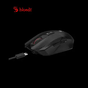 Bloody R36 Ultra Wireless Gaming Mouse, 2.4GHz Wireless & USB Wired Connectivity, 12000 CPI Optical Sensor, Rechargeable Battery, Ultra-Fast Gaming Performance