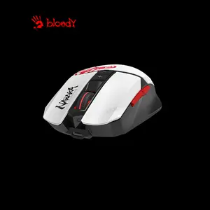 Bloody R36 Ultra Naraka Wireless Gaming Mouse, 12000 CPI Optical Sensor, 2.4GHz Wireless & USB Wired Connectivity, Rechargeable Battery, Esports Gaming Mouse, Naraka Edition