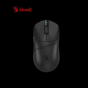 Bloody R77 Ultra Dock Wireless Gaming Mouse Black, 20000 CPI Optical Sensor, 2.4GHz Wireless & USB Wired Connectivity, Charging Dock Included, Esports Gaming Mouse