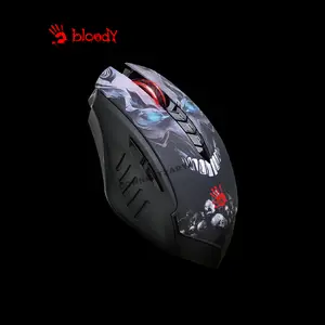 Bloody R80 Plus Wireless Gaming Mouse, 20000 CPI Optical Sensor, 2.4GHz Wireless & USB Wired Connectivity, Rechargeable Gaming Mouse, Esports Performance Design