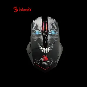 Bloody R80 Plus Wireless Gaming Mouse, 20000 CPI Optical Sensor, 2.4GHz Wireless & USB Wired Connectivity, Rechargeable Gaming Mouse, Esports Performance Design
