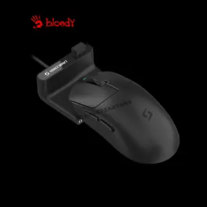 Bloody SG5 Hybrid Speed Wireless Gaming Mouse Black, 30000 CPI S-Tier Gaming Sensor, 2.4GHz Wireless & USB Wired Connectivity, 8000Hz Wireless Polling Rate, Esports Gaming Mouse